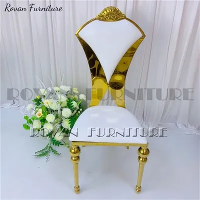 Ghế ăn tiệc cưới da Gold Crown sang trọng