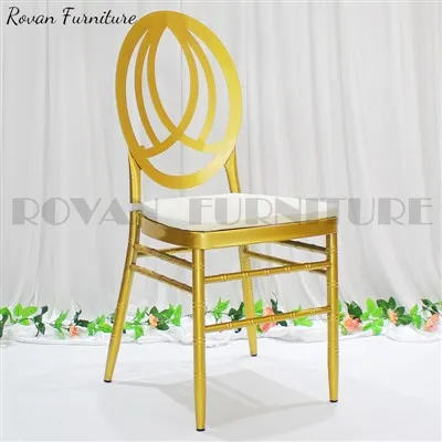 Ghế tiệc cưới Gold Meal Iron Phoenix Chiavari